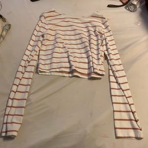 Long sleeve crop top